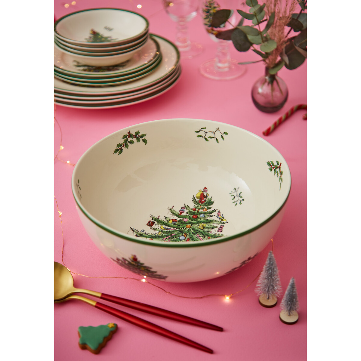 Christmas Tree Serving Bowl white, SPODE