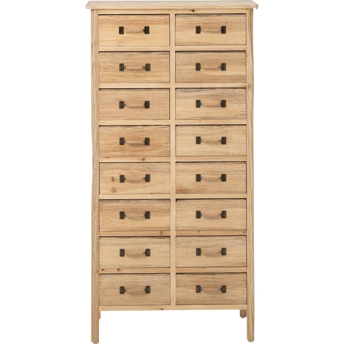 Commode haute en bois de sapin naturel, RECOLLECTION