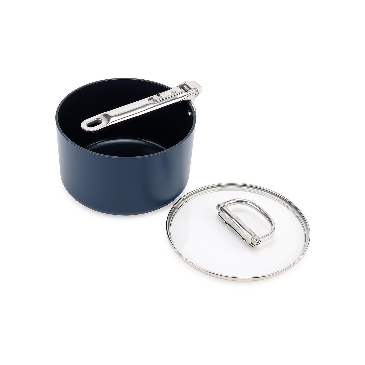 Casserole Space 19 cm avec couvercle bleu, JOSEPH JOSEPH