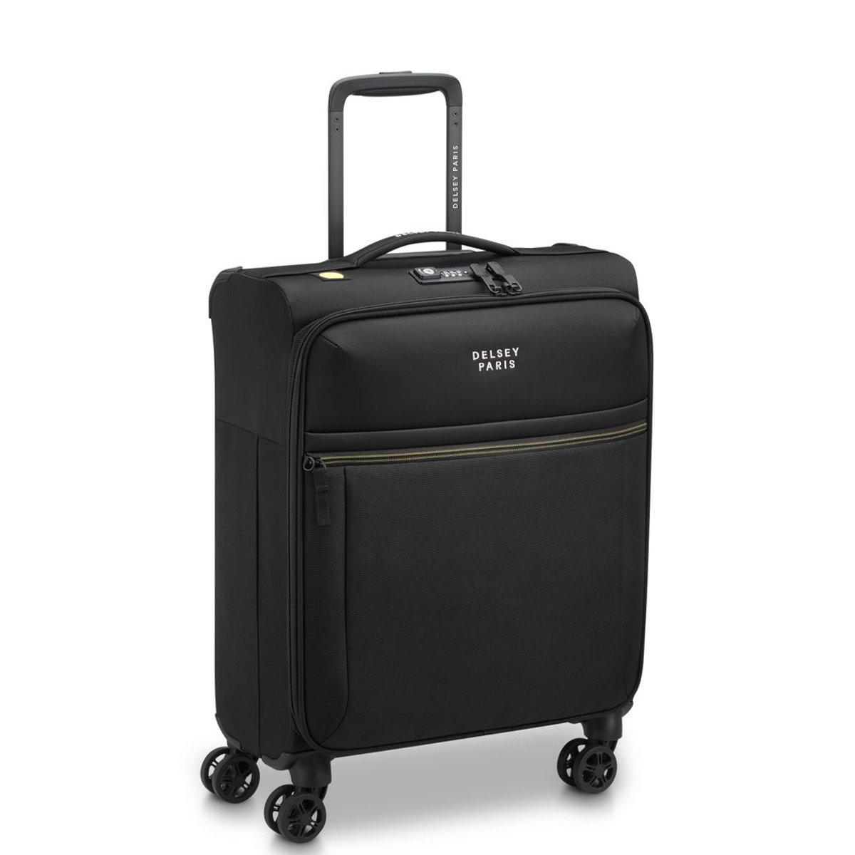 Valise S BROCHANT 3 noir profond, DELSEY PARIS