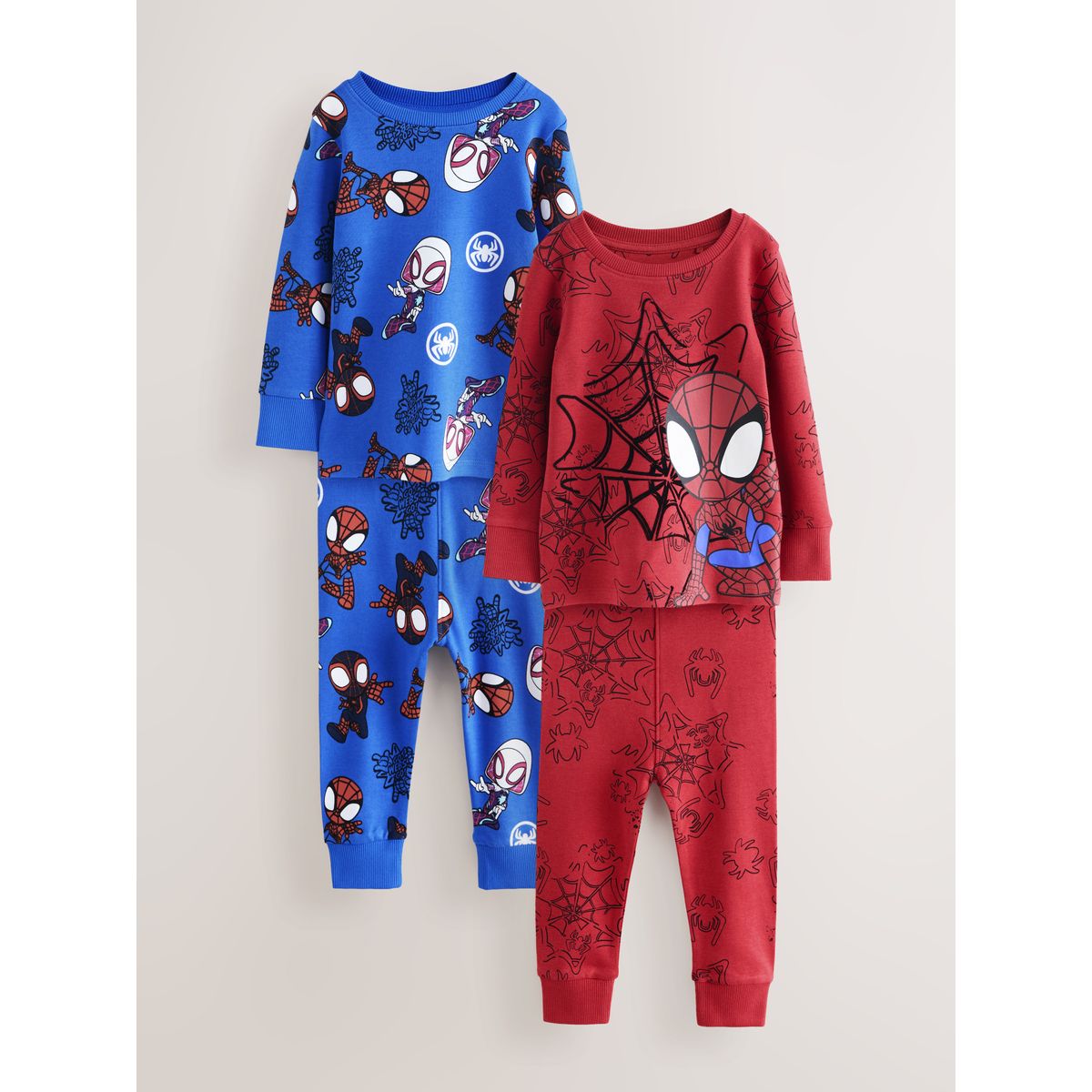 Pyjama douillet sous licence, lot de 2 spider-man rouge, NEXT