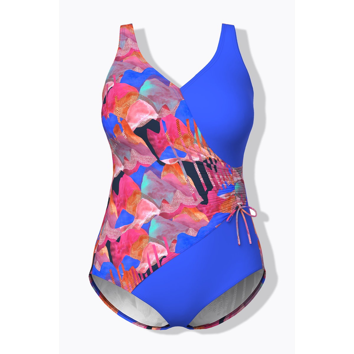 Maillot de bain à bonnets souples rose vif, ULLA POPKEN