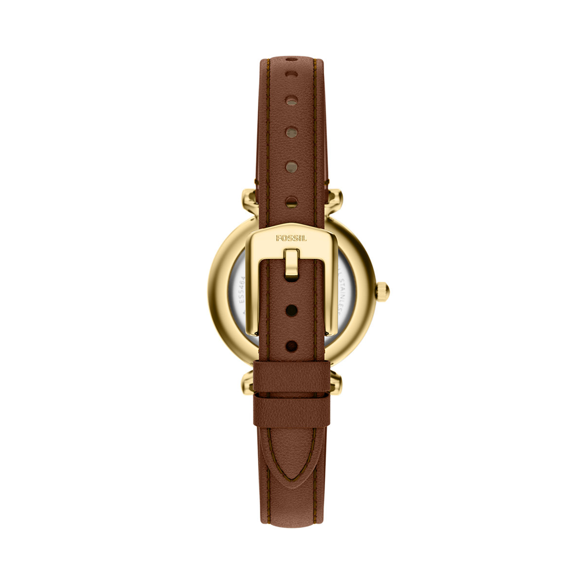 Montre Analogique CARLIE doré blanc marron, FOSSIL