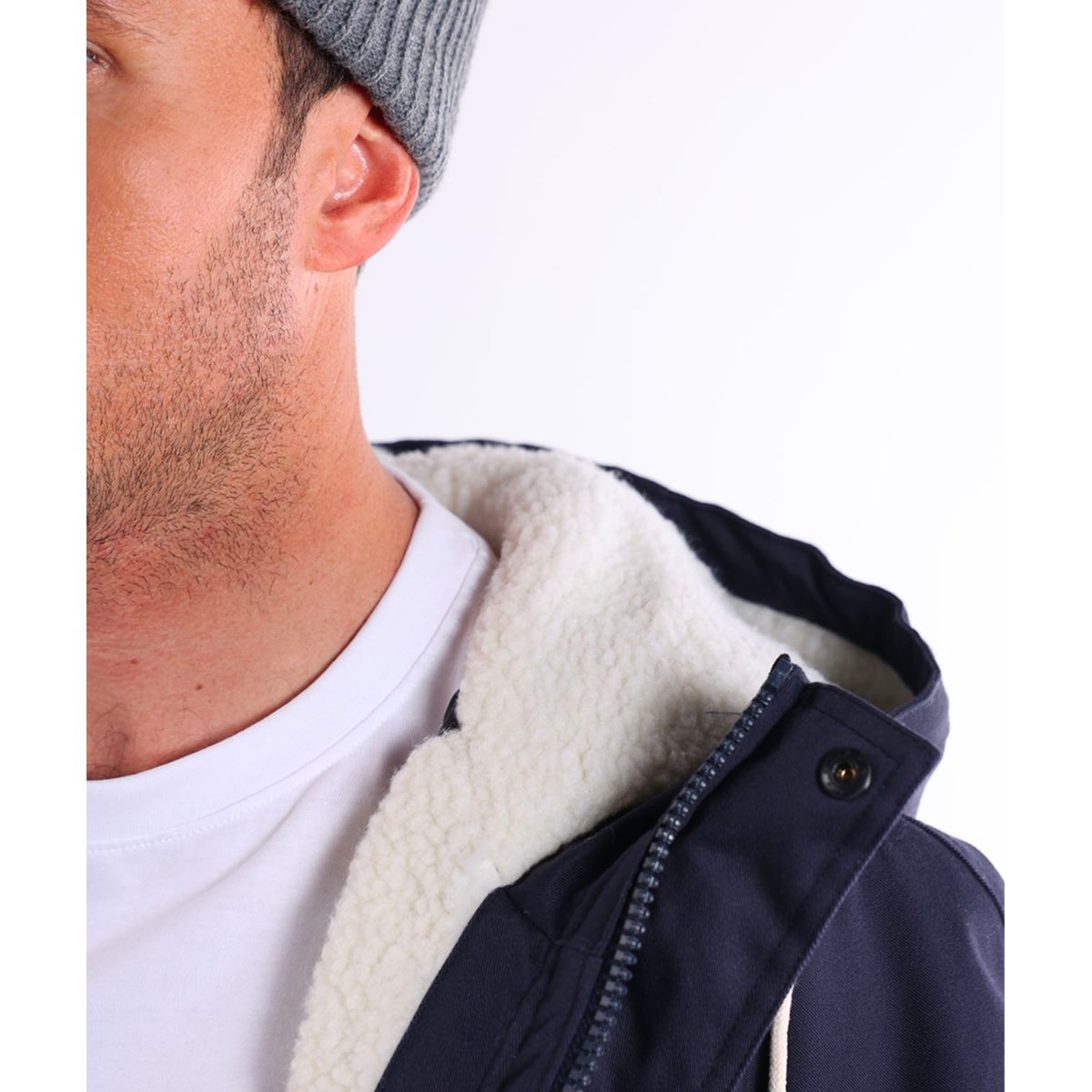 Parka longue twill JACOBSEN deep marine, OXBOW