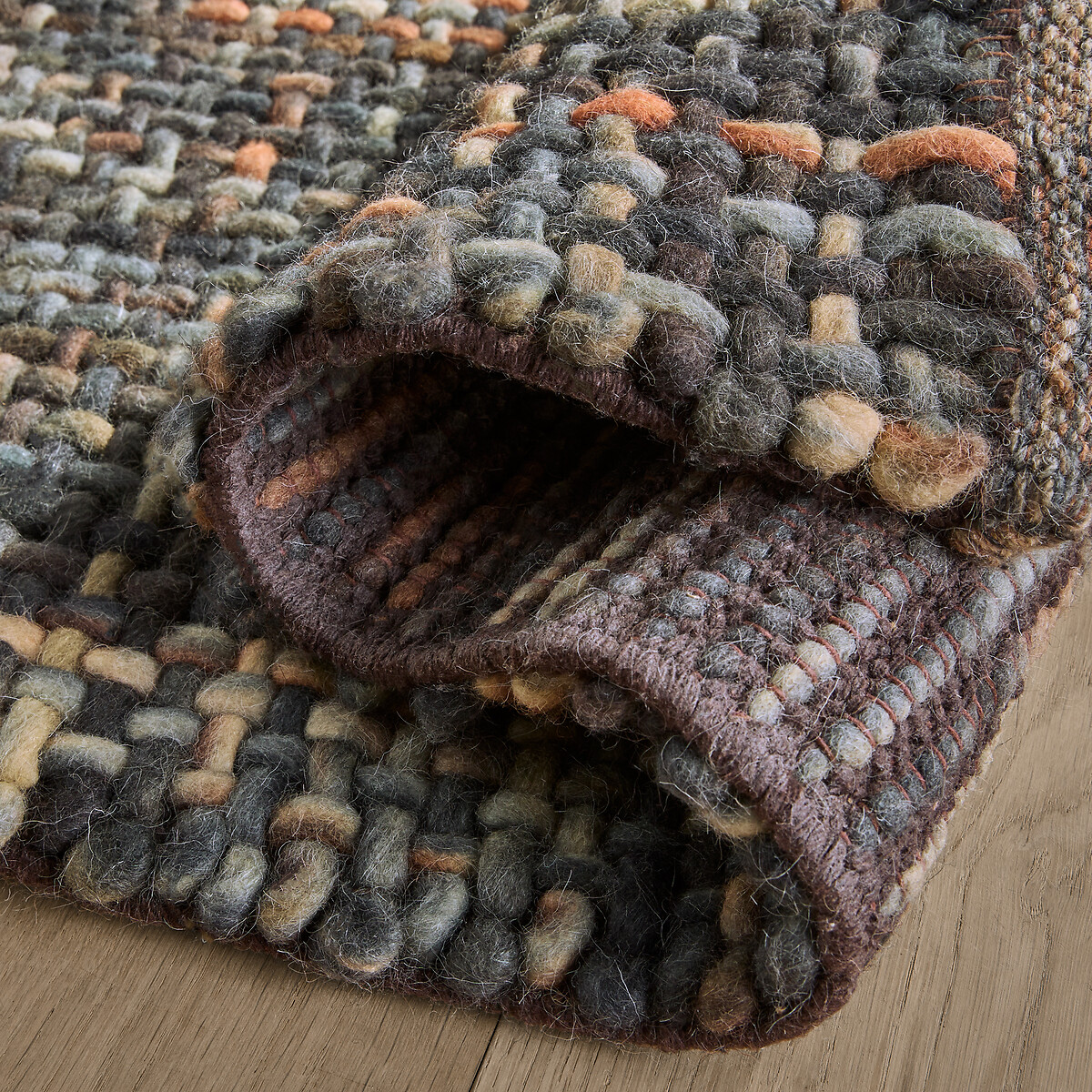 Tapis en laine, tissé main, Mutanya multicolore, AM.PM