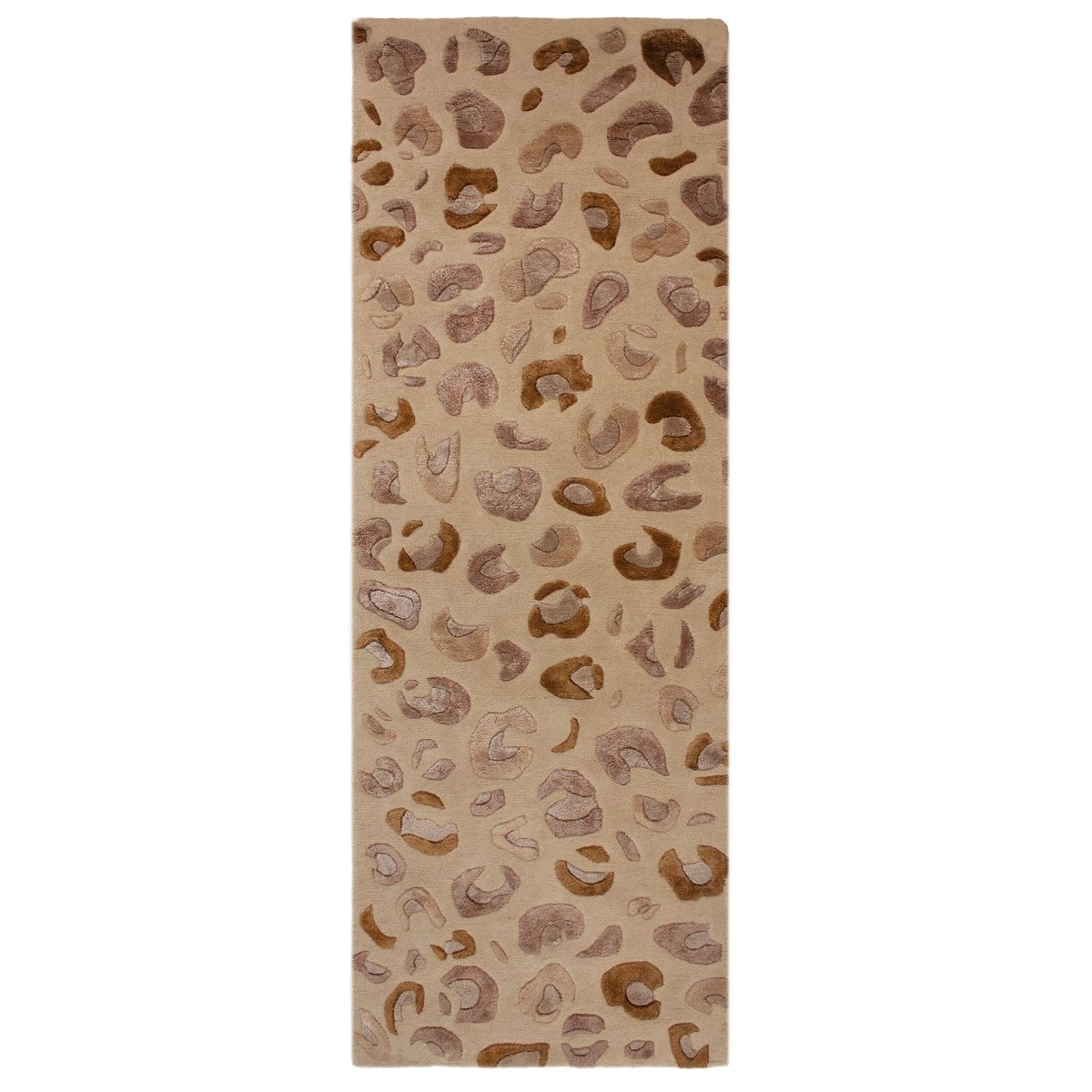 Tapis de couloir en laine LEOPARD beige, FLAIR RUGS