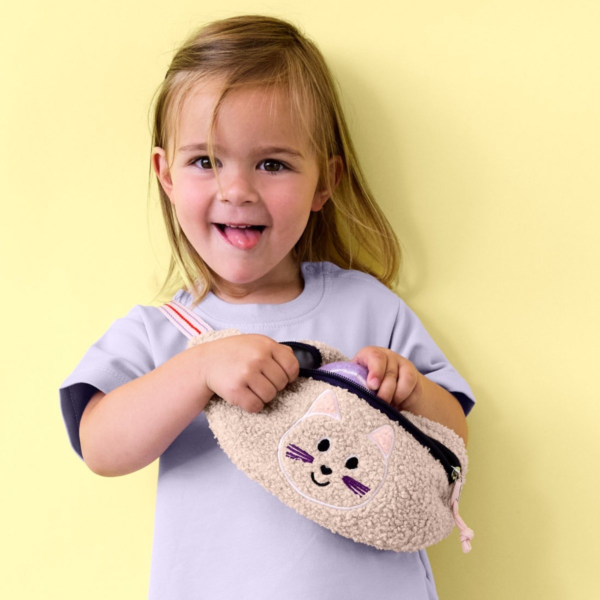 Mini sac banane beige, LASSIG