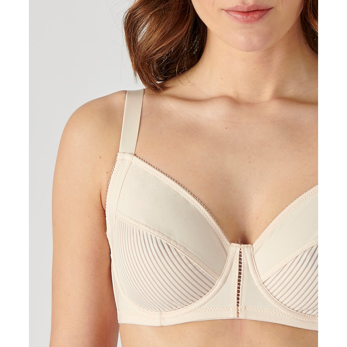 Soutien-gorge à armatures grand maintien rose pâle, DAMART