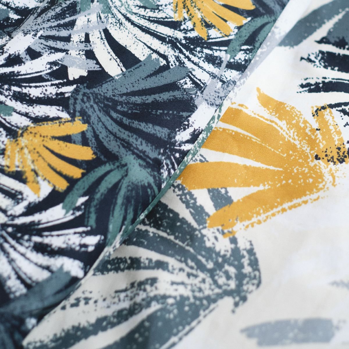 Parure de lit SUNSHINE FLOR bleu, TODAY
