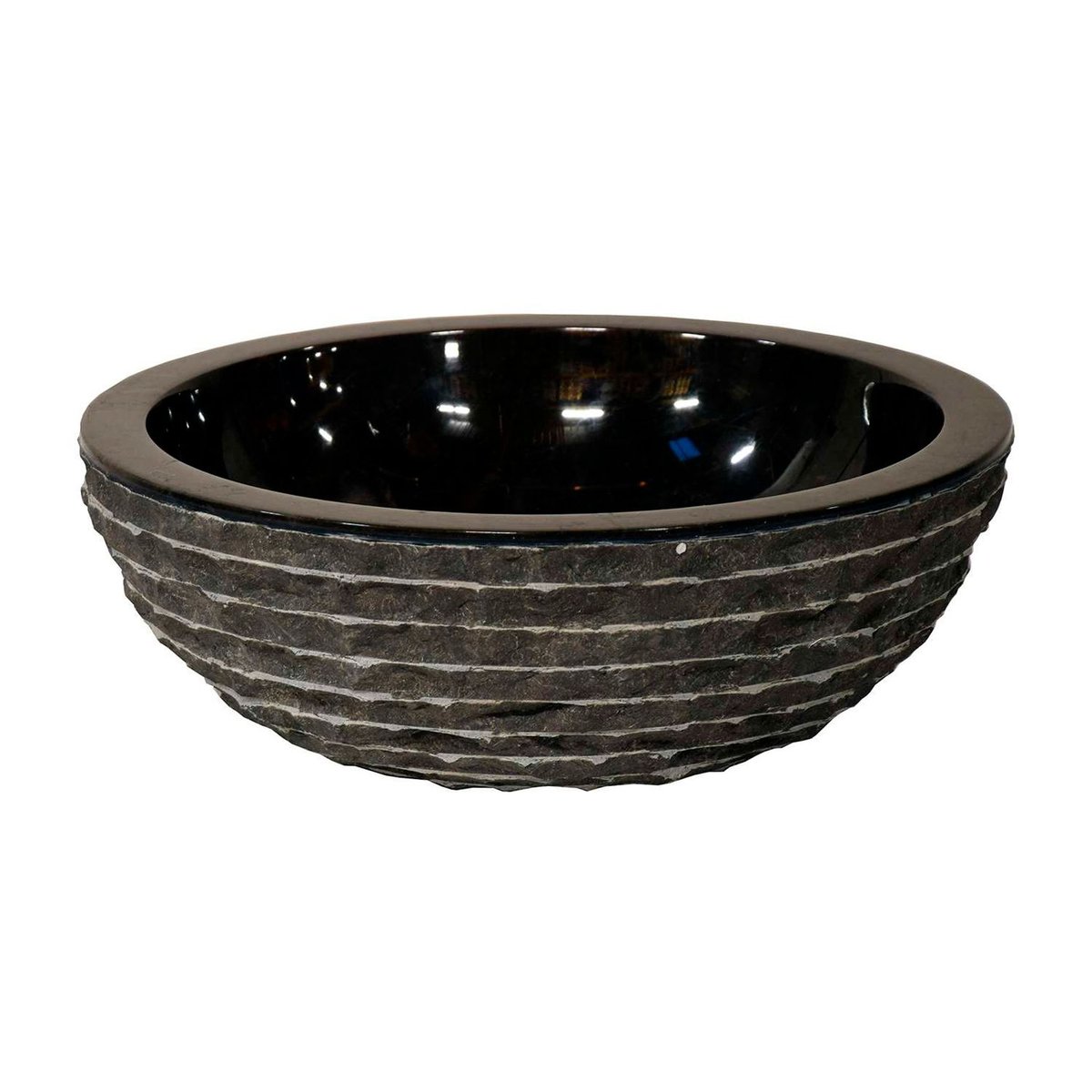 Vasque Marmo en marbre noir, OCEAN LINE