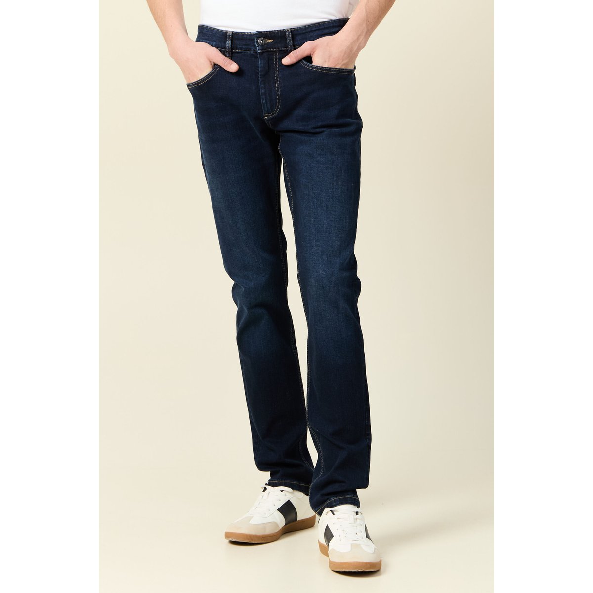 Jeans slim denim brut, BONOBO