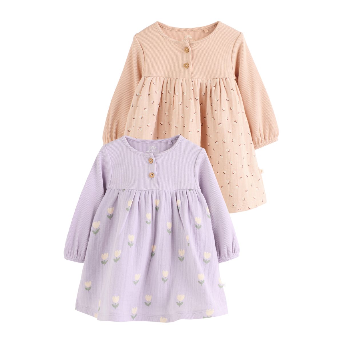 Robe bébé tissée, lot de 2 violet/rose, NEXT