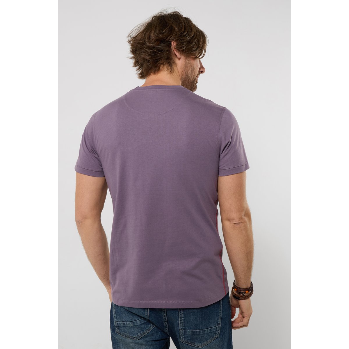T-shirt graphique gorille batteur violet, JOE BROWNS