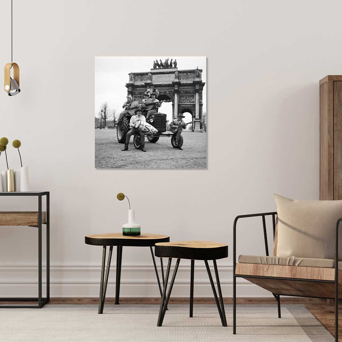 Tableau Photo Orchestre de Cowboys tableau alu dibond, HEXOA