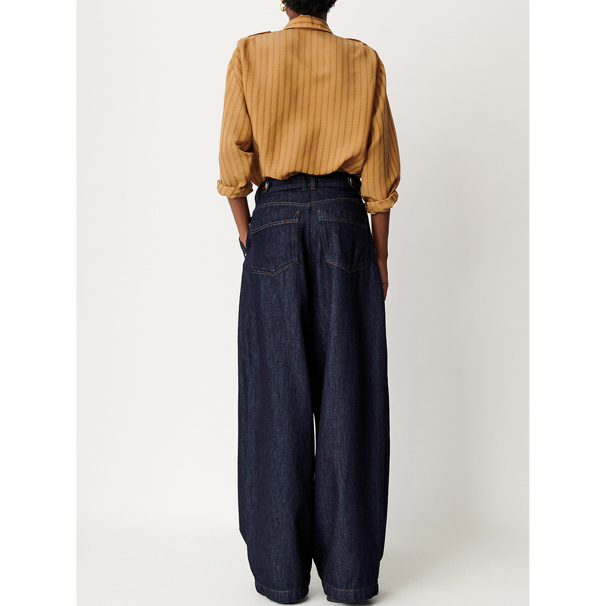 Jean large à pinces, DIEVO denim brut, SESSUN