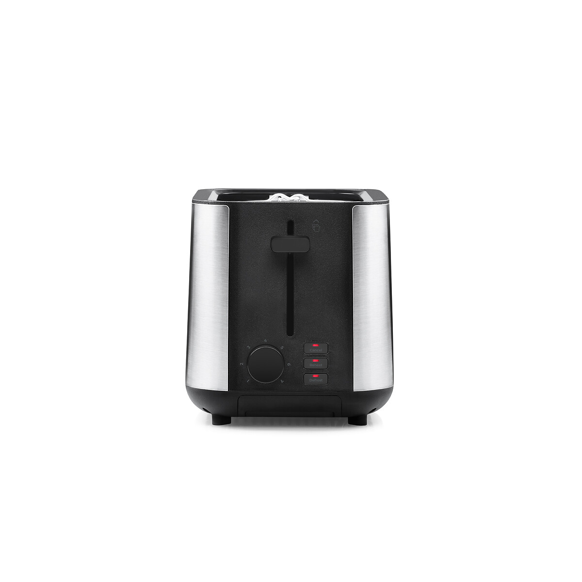 Torradeira Preta Inox 980W 961FL, FLAMA inox, FLAMA