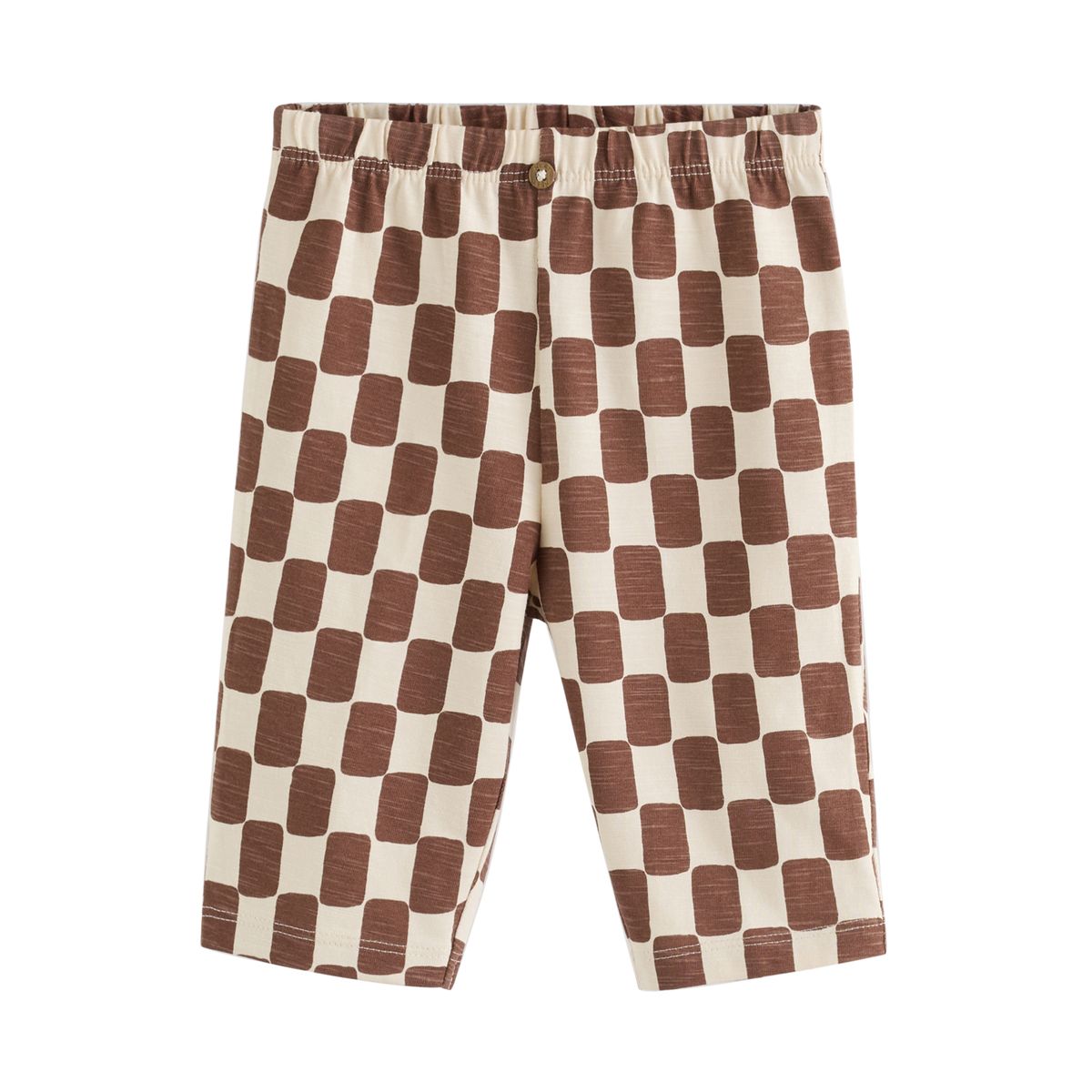 Ensemble haut et legging pour bébé ours à damier marron, NEXT