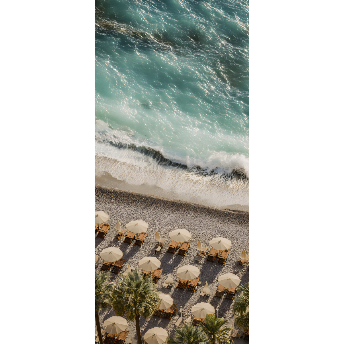 Tableau Sur Verre Synthétique Bain De Soleil PLAGE tableau en verre synthétique, CEANOTHE