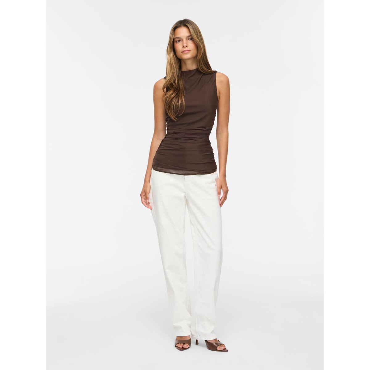 Top Sans Manches marron - coffee bean1, VILA
