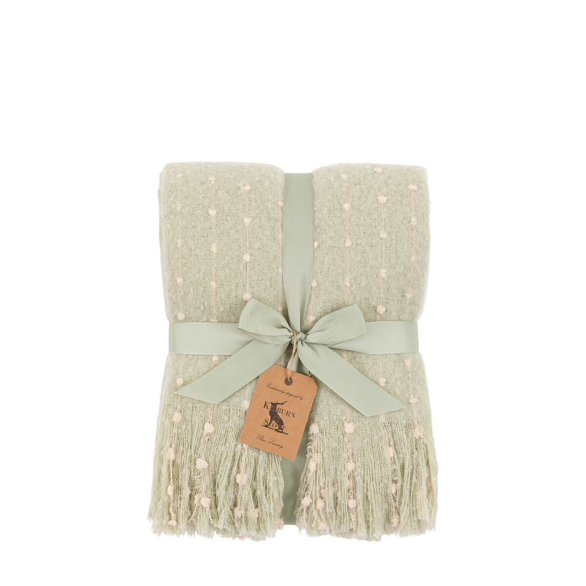 Darcy Faux Mohair Throw green, ÉDITÉ