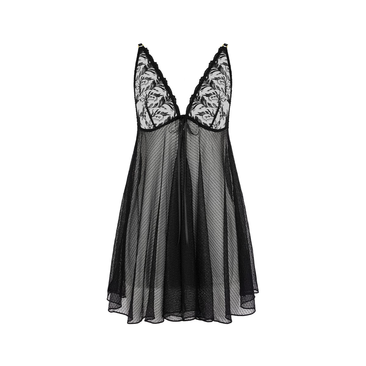 Nuisette Hidden Treasure noir, AUBADE