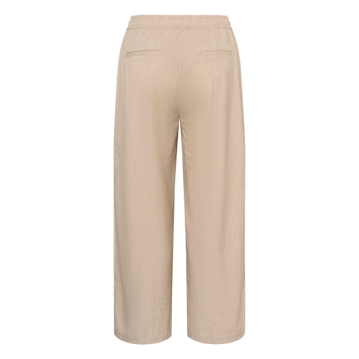 Pantalon casual beige feather gray melange, KAFFE CURVE