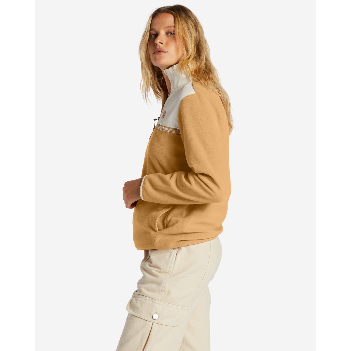 Sweat col montant BOUNDARY LITE beige latte, BILLABONG