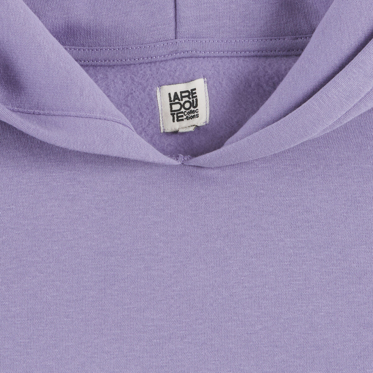 Sweat à capuche parme, LA REDOUTE COLLECTIONS