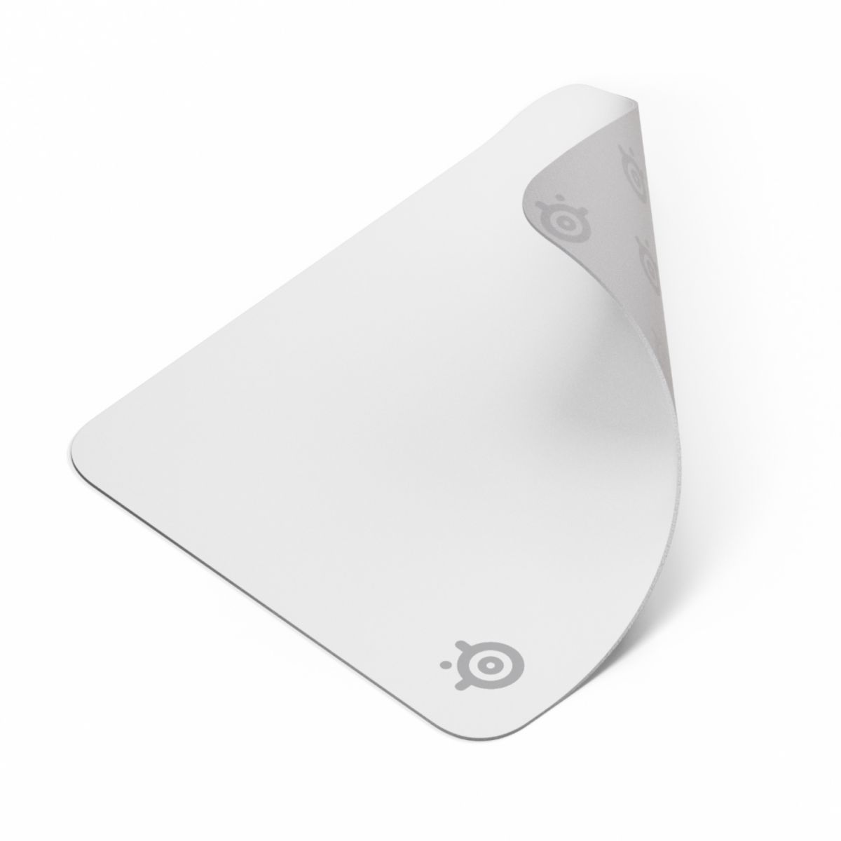 Tapis de souris QcK M Blanc couleur unique, STEELSERIES