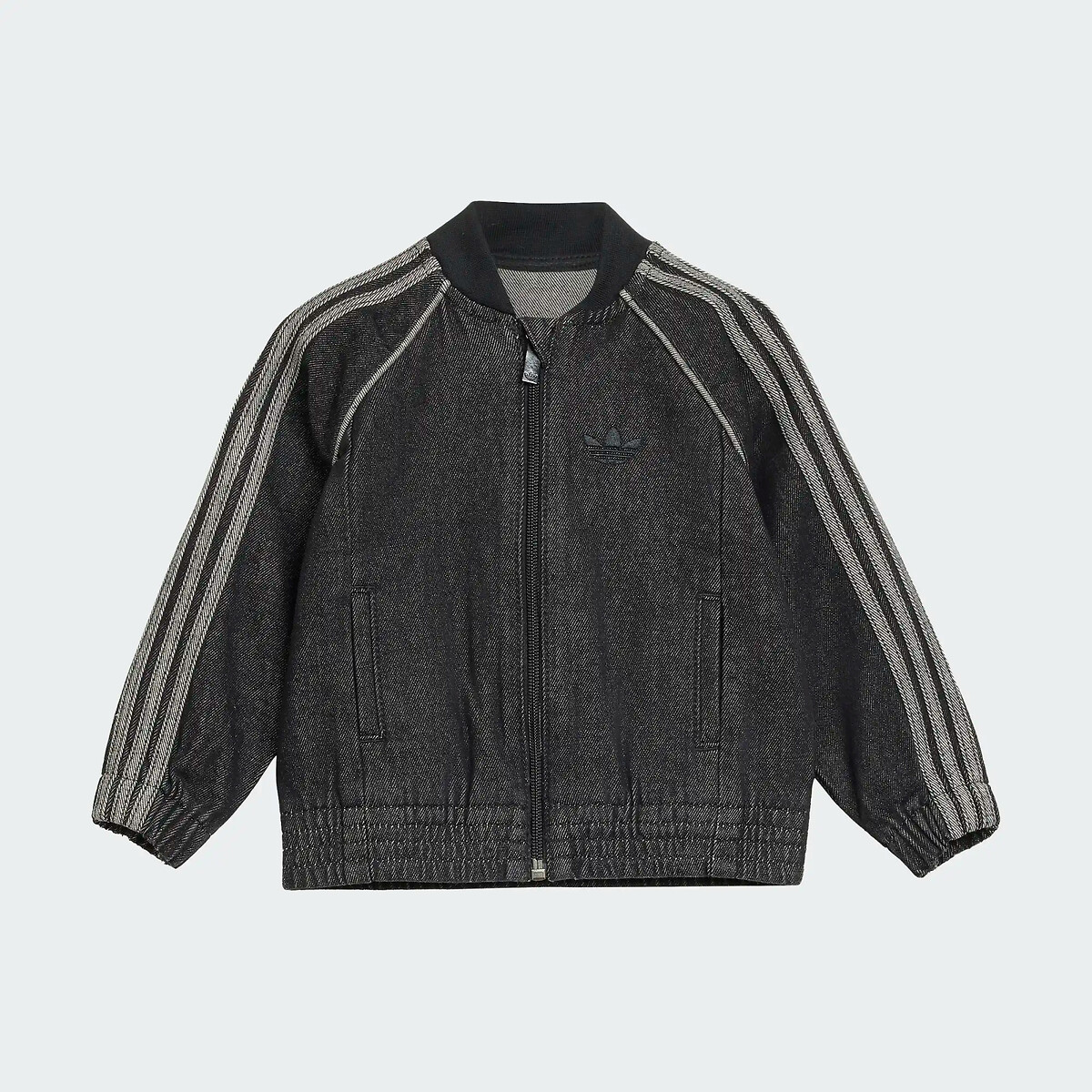 Veste en denim denim noir, adidas Originals