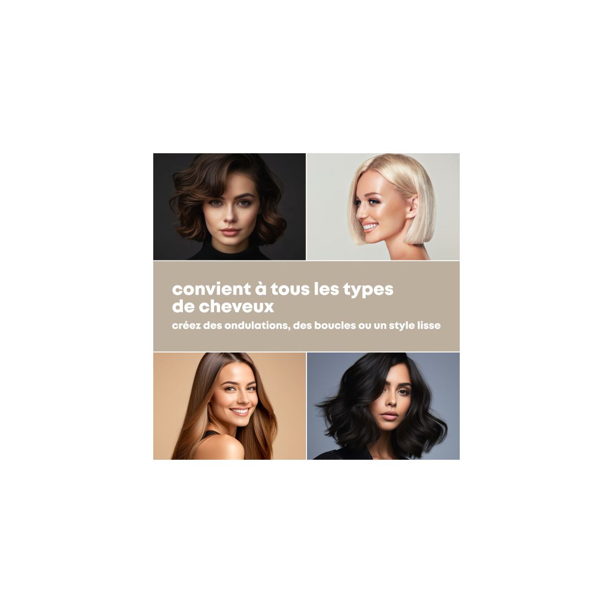 Lisseur sans fil Compact Liberté Progloss couleur unique, REVAMP