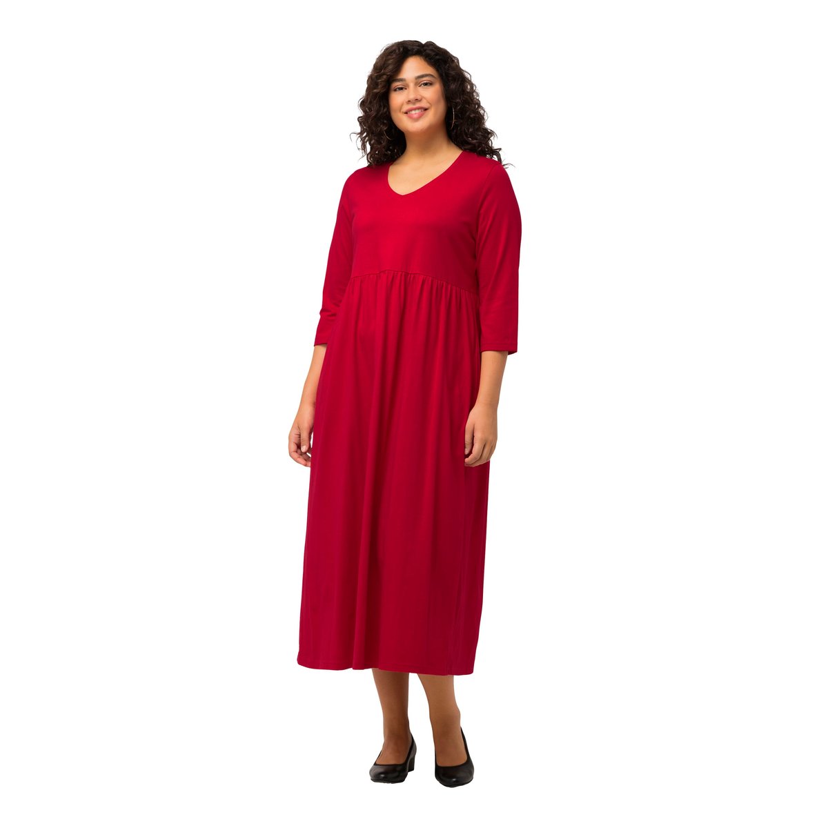 Robe en jersey avec poches, couture empire salsa, ULLA POPKEN