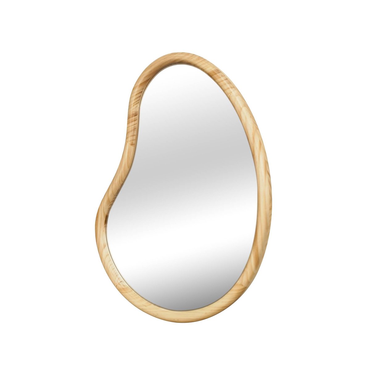 Miroir organique bois de sapin 95cm JACOB naturel, SWEEEK