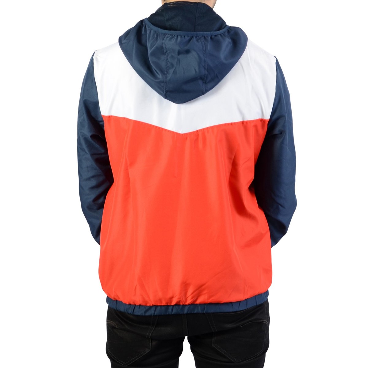 Coupe Vent Heritage blanc/rouge/marine, ELLESSE