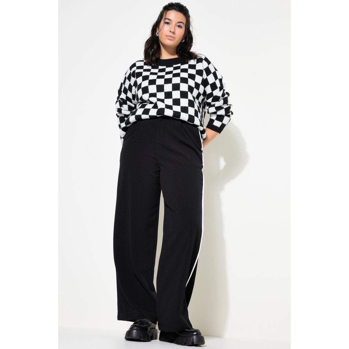 Pantalon de tailleur. Taille haute. noir, STUDIO UNTOLD