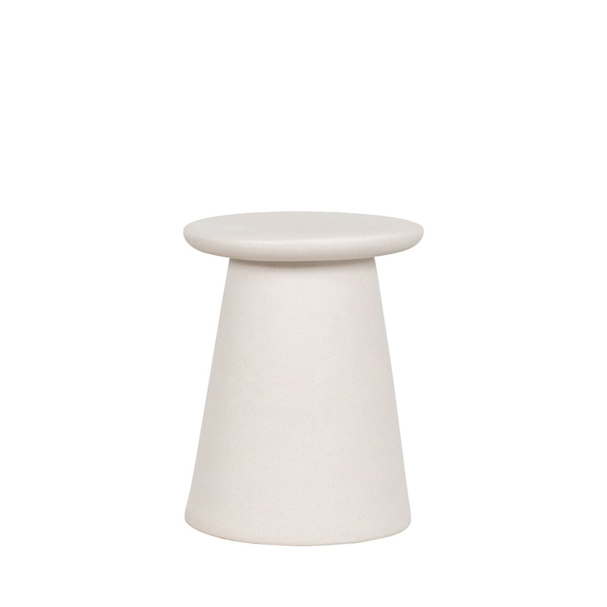 Table d'appoint en céramique 35cm- BUTTON blanc, VTWONEN