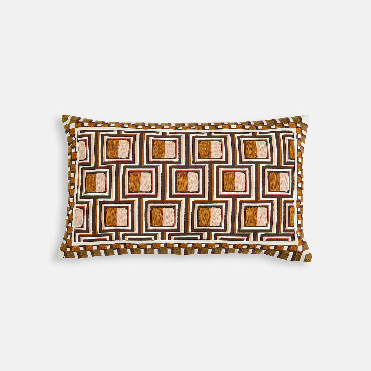 Housse de coussin rectangulaire, coton, KOLKA multicolore, LA REDOUTE INTERIEURS