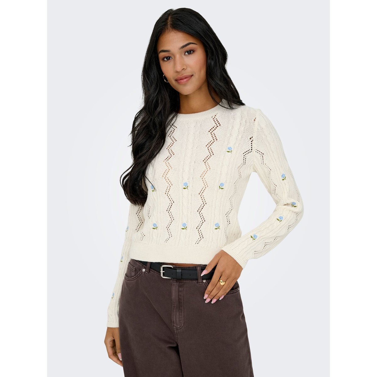 Pull En Maille ecru, ONLY