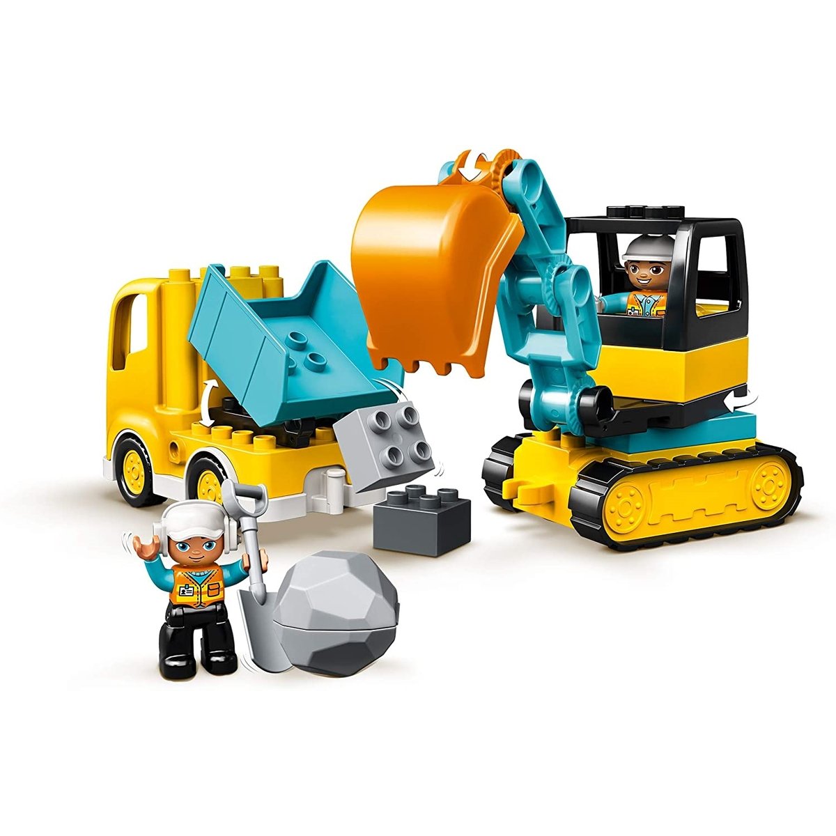 Duplo - Le camion et la pelleteuse multicolore, LEGO