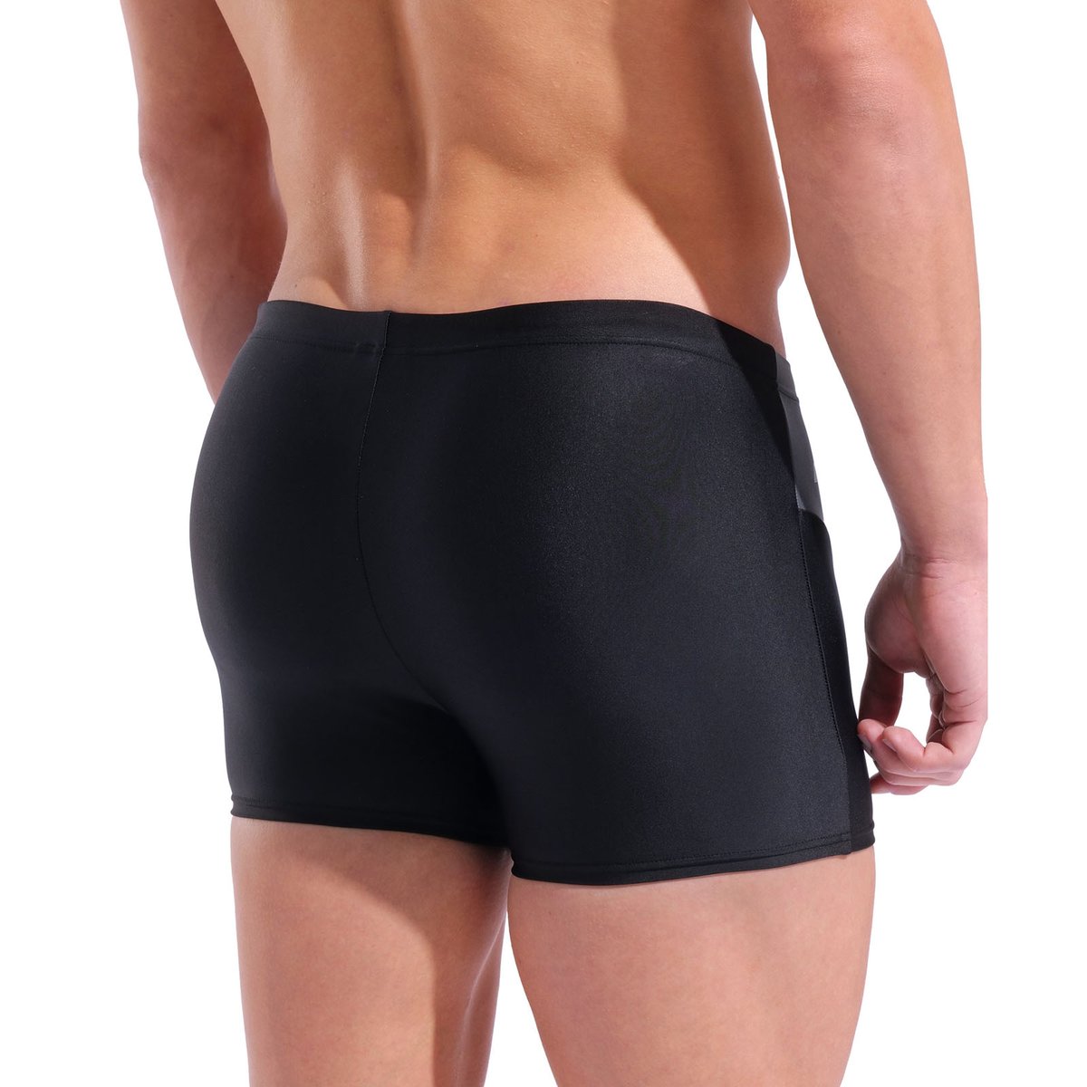 arena Feel short de bain homme Steplogo black-asphalt, ARENA