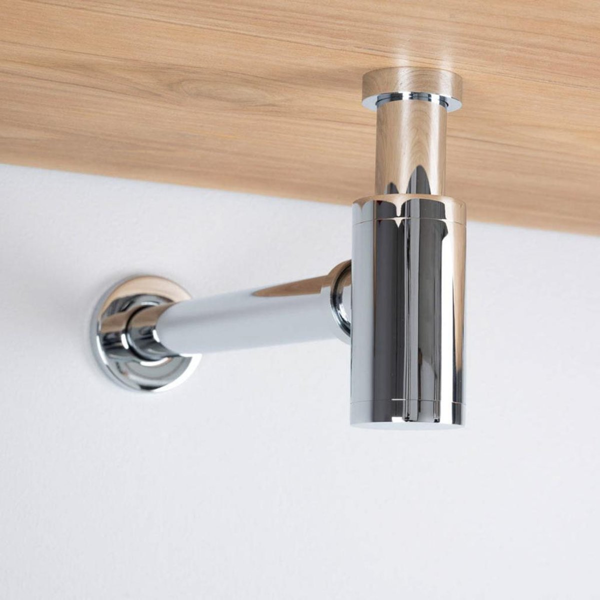 Siphon rond cylindrique chrome, WANDA COLLECTION