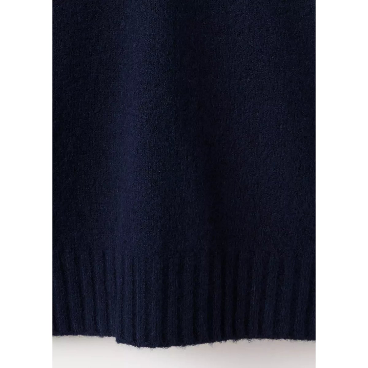 Pull-over à col en V bleu marine, MANGO TEEN