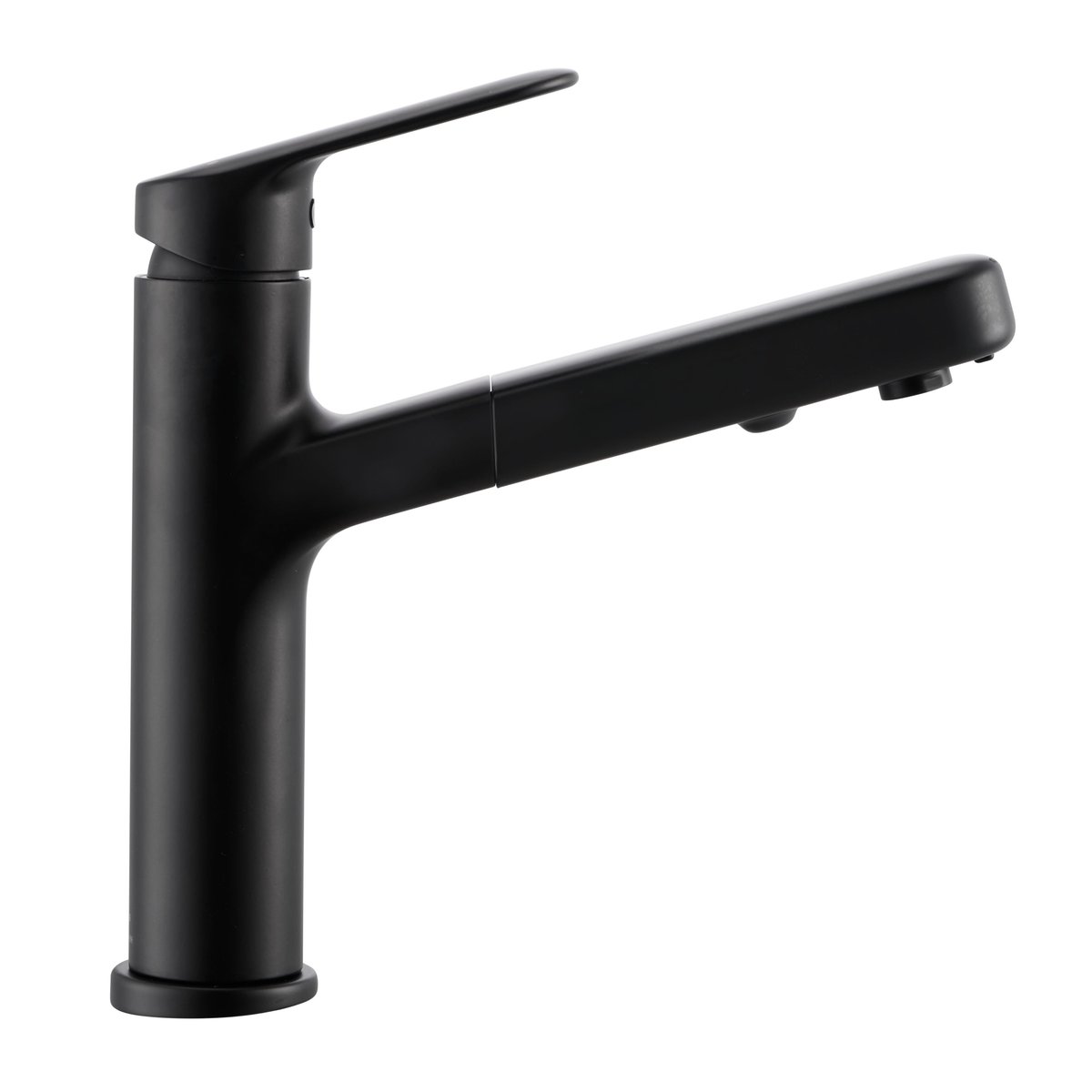Robinet de cuisine avec douchette, ICONE noir, DELINIA