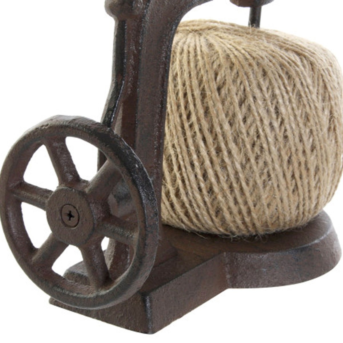 Distributeur de corde en fonte 17x10x15cm marron, WADIGA