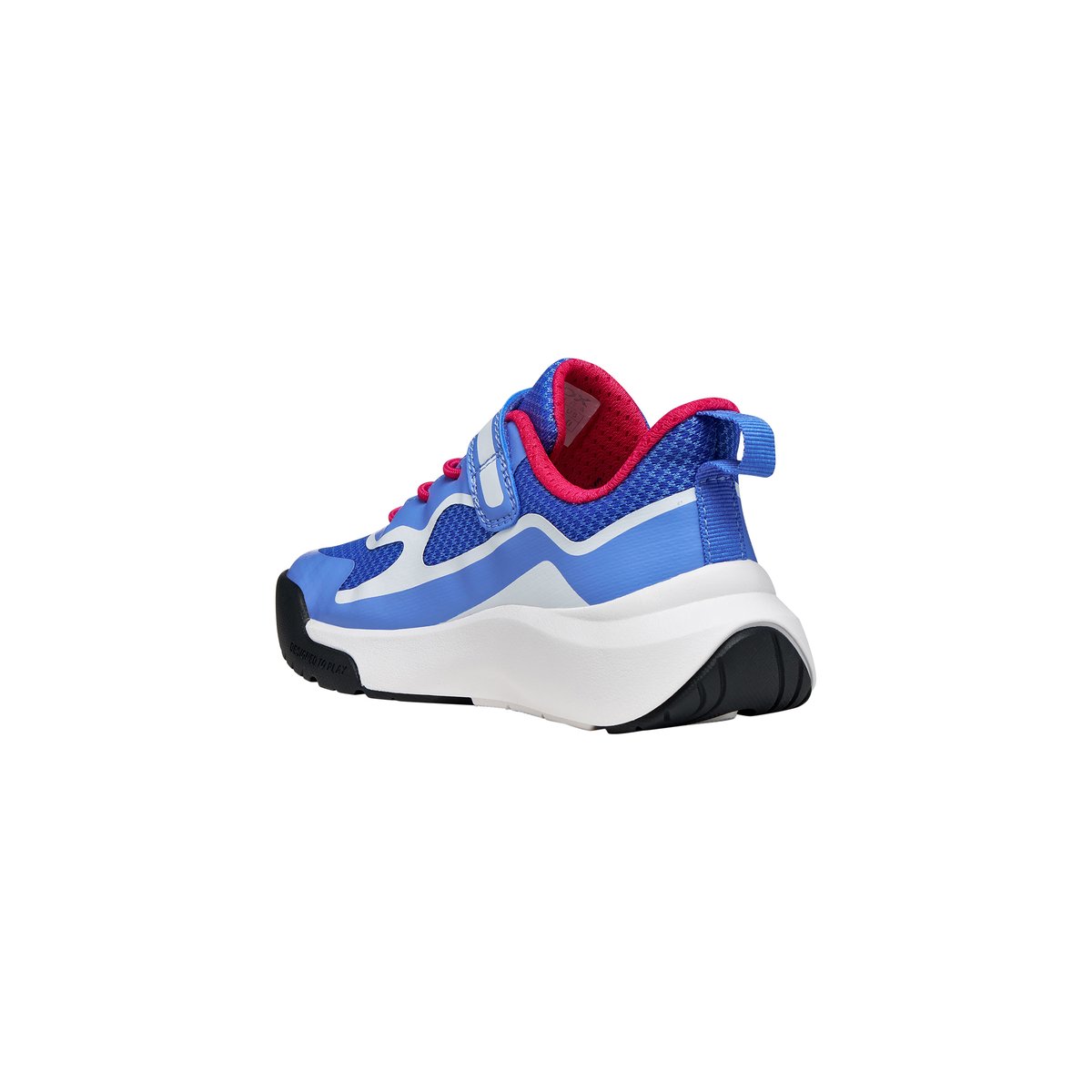 Basket à Lacets J Pro Ran bleu - blanc, GEOX