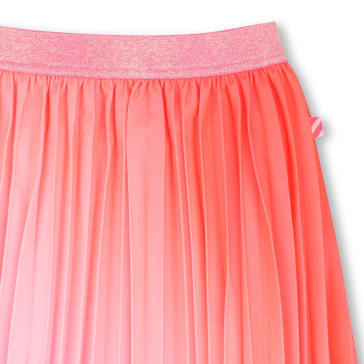 Jupe plissée corail fluo, BILLIEBLUSH