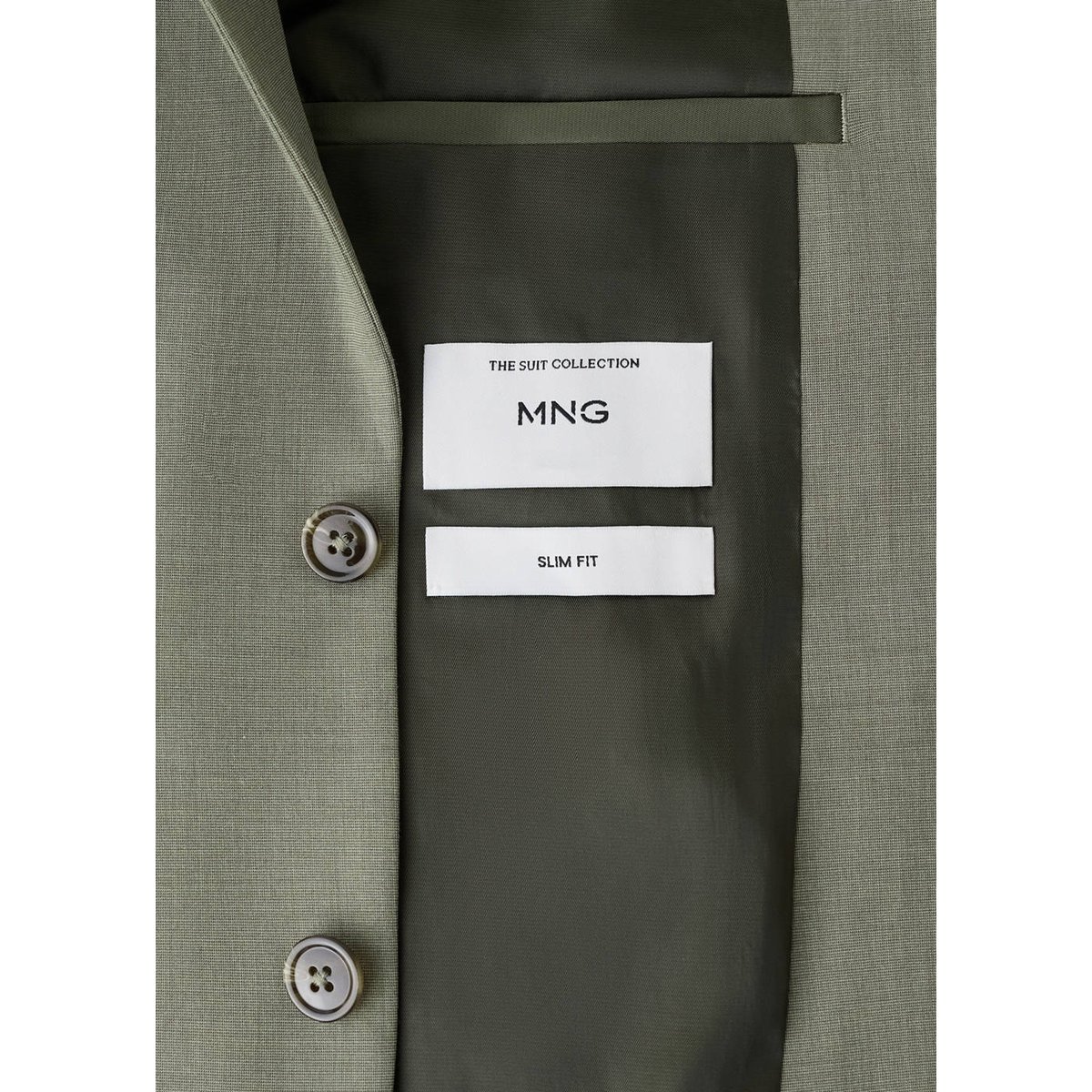 Veste costume Milán slim-fit vert, MANGO MAN