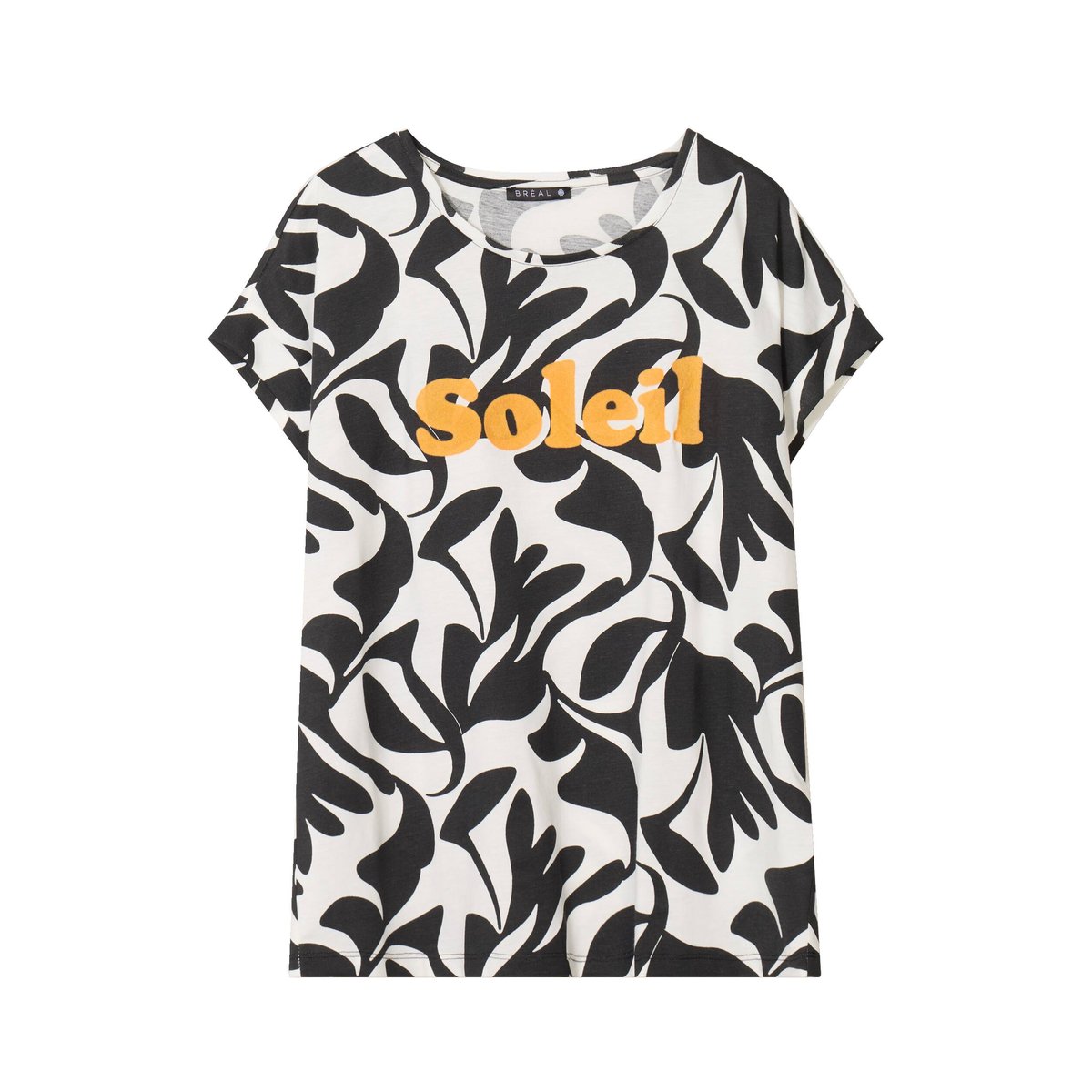 T-shirt manches courtes noir, BREAL