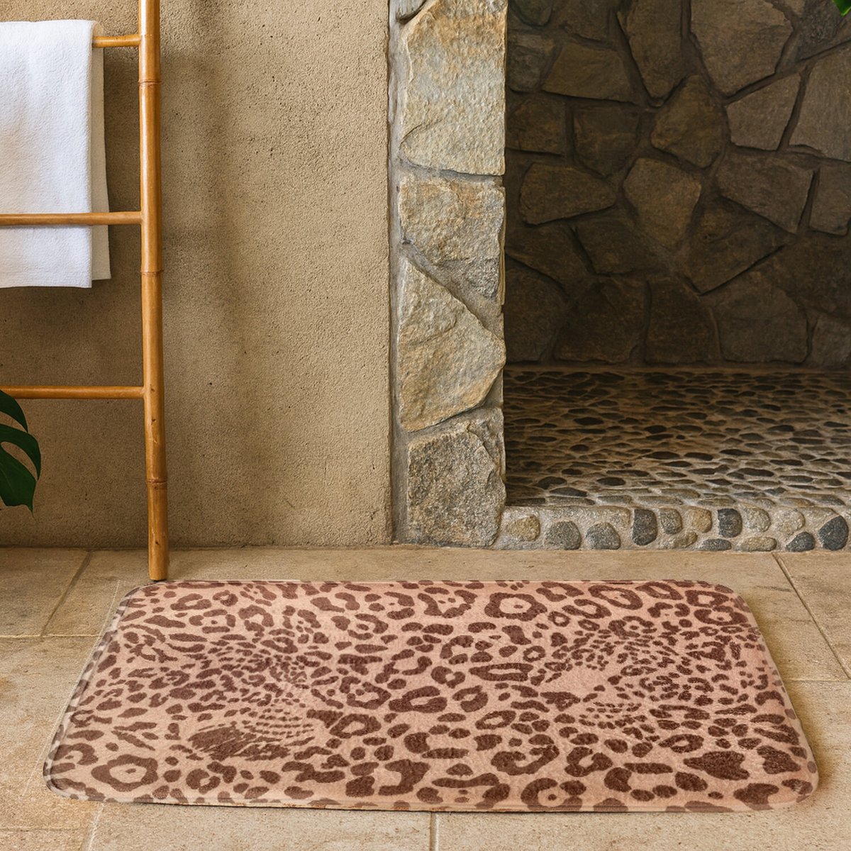 Tapis de bain microfibre, Jag cannelle, C DESIGN HOME TEXTILE