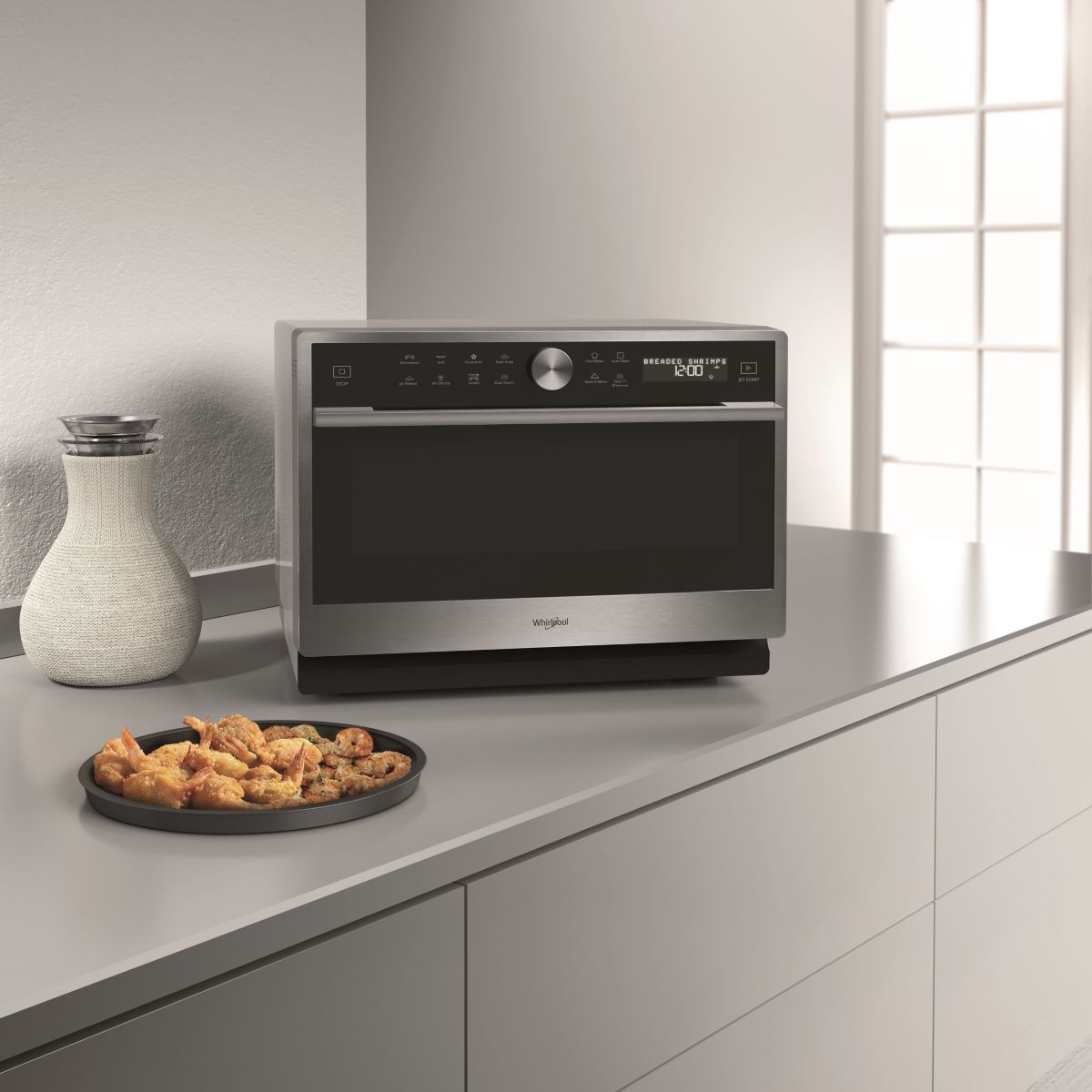 Micro ondes combiné MWSC9133SX couleur unique, WHIRLPOOL